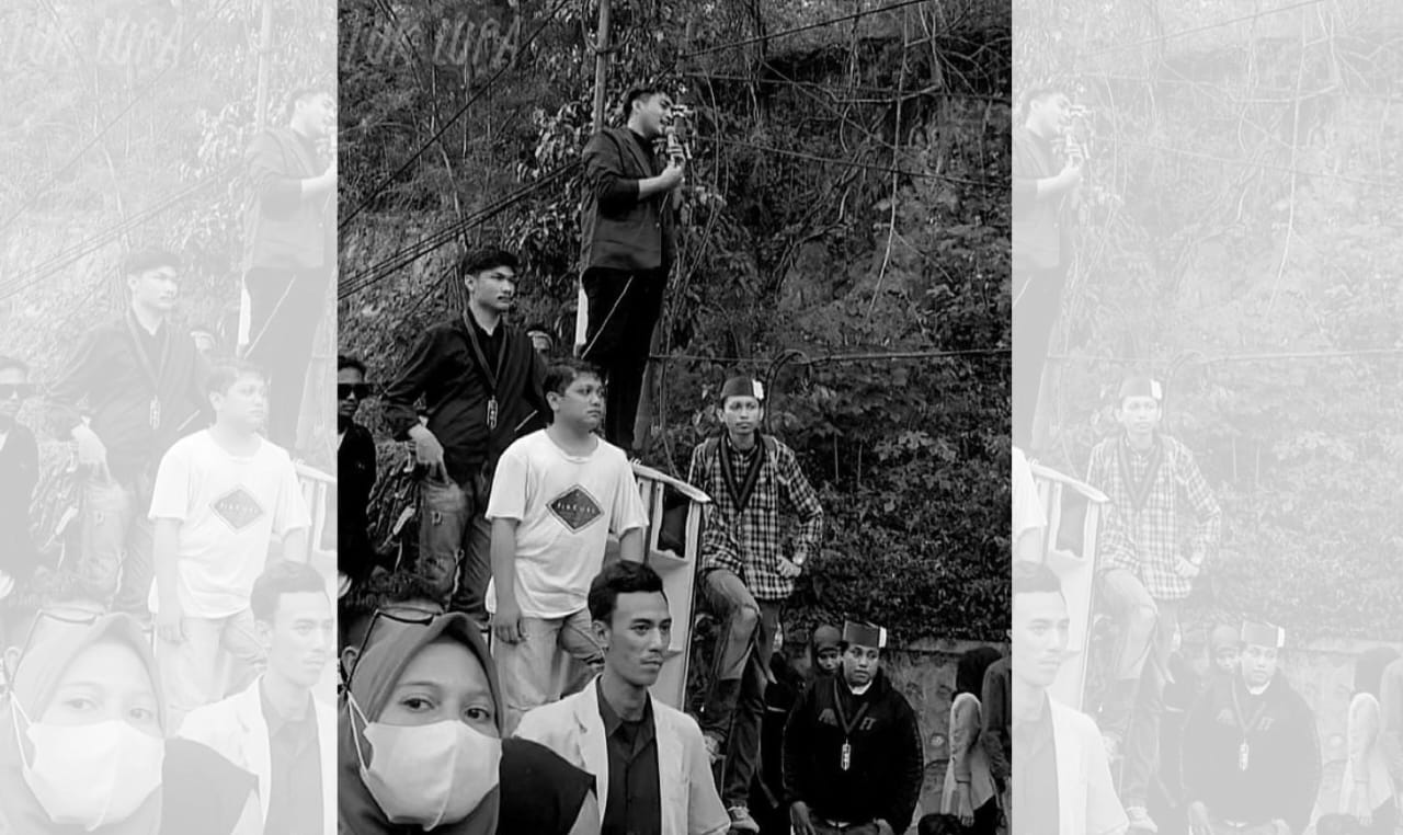 Aliansi BEM Provinsi saat menggelar aksi beberapa waktu lalu./Penagar.id 