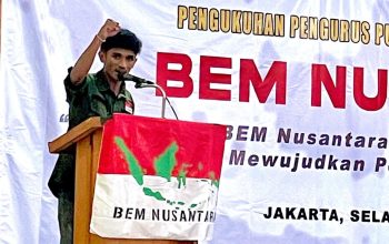 Koordinator Daerah BEM Nusantara Wilayah DKI Jakarta, Piere A.L. Lailossa./Penagar.id 