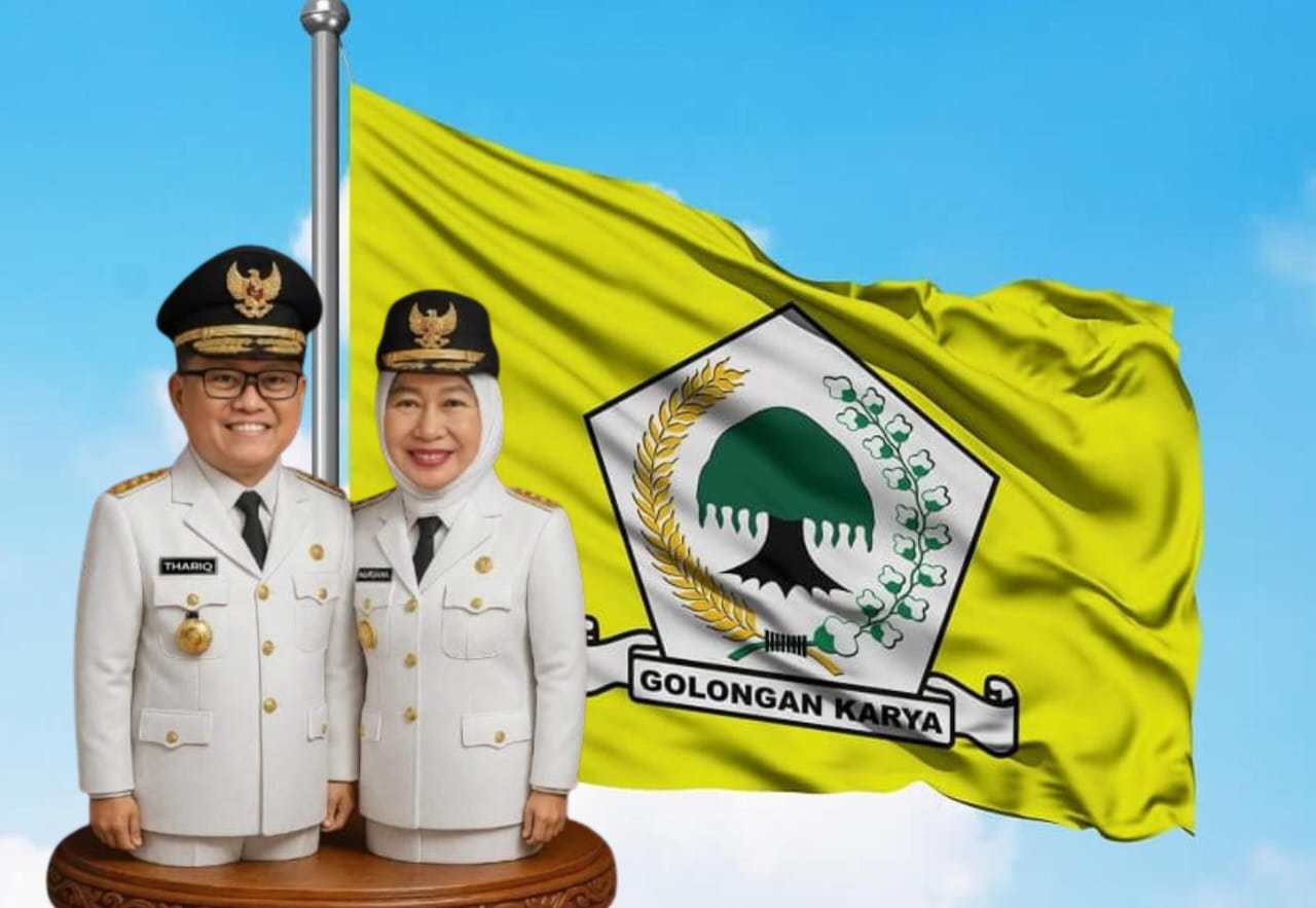 Pasangan Thariq Modanggu – Nurjana Hasan Yusuf, yang diusung tunggal oleh Partai Golkar, berhasil memenangkan PSU Gorontalo Utara./Penagar.id 