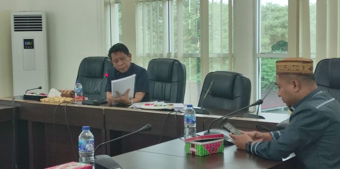 Rapat kerja internal Pansus Sawit DPRD Provinsi Gorontalo. (Foto: Dok. Ist)