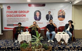 Diskusi Kritis Partai Mahasiswa Indonesia. Diskusi ini menyoroti Dominasi Kewenangan Kejaksaan dalam RKUHAP./ Penagar.id