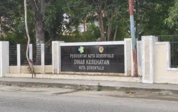 Kantor Dinas Kesehatan Kota Gorontalo.(Foto : Dok. Ist.)