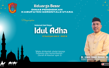 Ucapkan Selamat Iduladha, Irwan Usman Minta Kurban Jadi Sarana Penguatan Nilai Spiritual Siswa