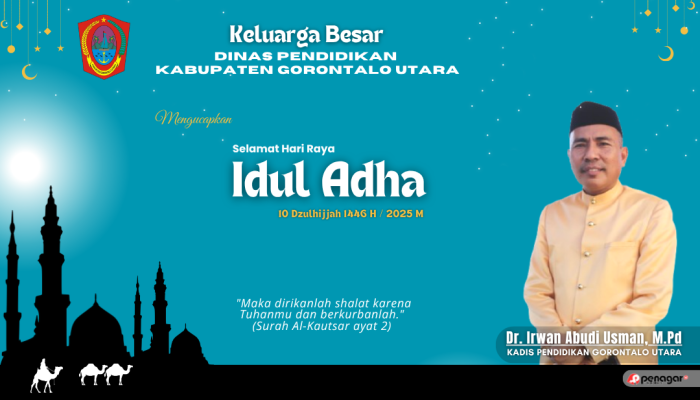 Ucapkan Selamat Iduladha, Irwan Usman Minta Kurban Jadi Sarana Penguatan Nilai Spiritual Siswa