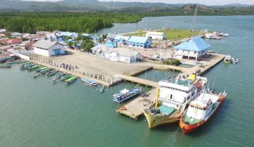 Pelabuhan Perikanan Nusantara (PPN) Kwandang, Gorontalo Utara.(Foto : Dok. Ist.)