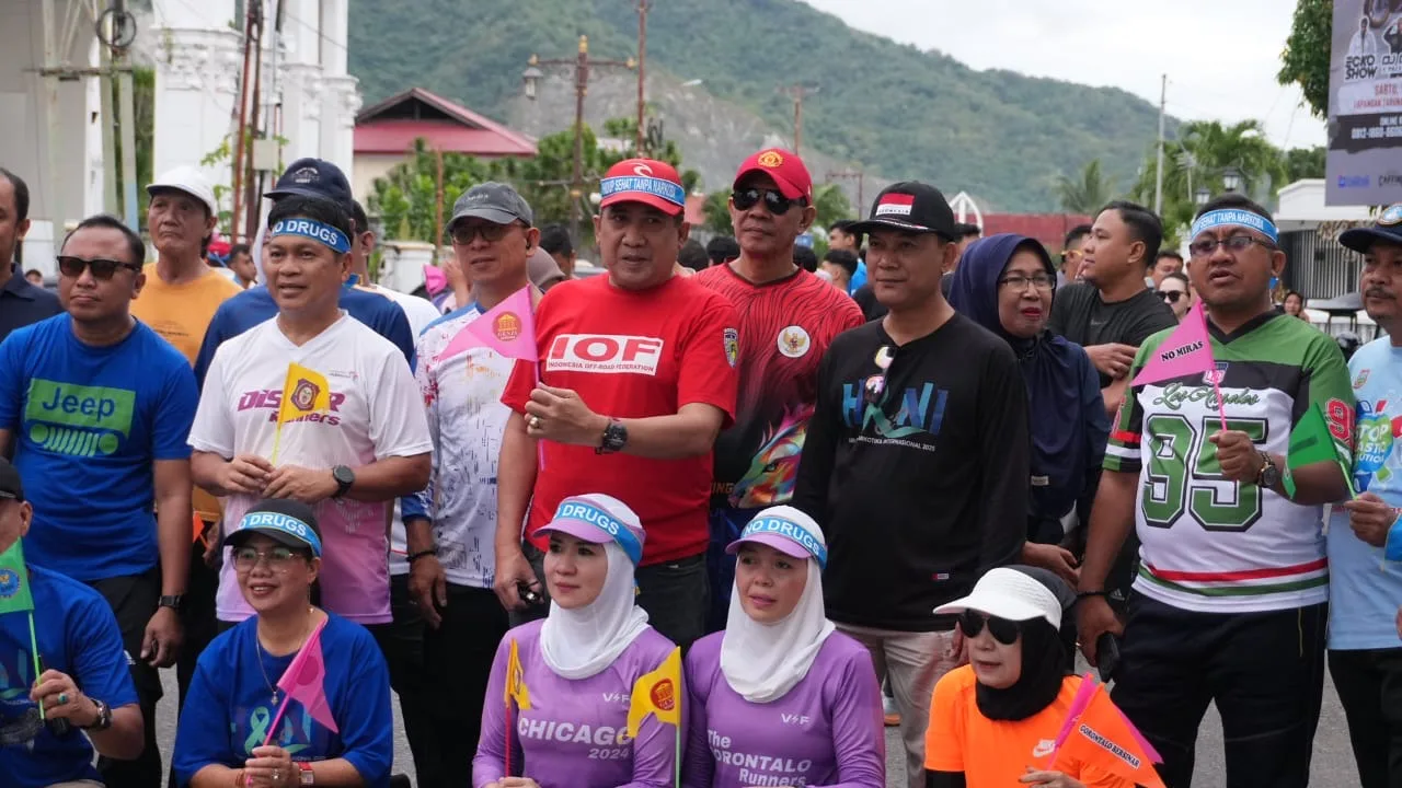 Wakil Ketua III DPRD Provinsi Gorontalo, Sulyanto Pateda saat menghadiri kegiatan pencanangan Pariwisata Gorontalo BERSINAR. (Foto: Dok. Ist.)