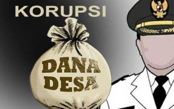 Ilustrasi korupsi Dana Desa. (Foto : Ist.)