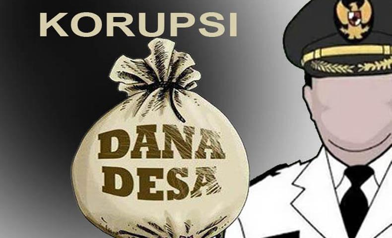 Ilustrasi korupsi Dana Desa. (Foto : Ist.)
