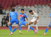 Laga Grup A Piala AFF U23 2025 antara Timnas U23 Indonesia vs Filipina yang digelar di Stadion Utama Gelora Bung Karno, Jumat (18/7/2025).(Foto : Kompas/Antonius Aditya Mahendra)