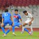 Laga Grup A Piala AFF U23 2025 antara Timnas U23 Indonesia vs Filipina yang digelar di Stadion Utama Gelora Bung Karno, Jumat (18/7/2025).(Foto : Kompas/Antonius Aditya Mahendra)