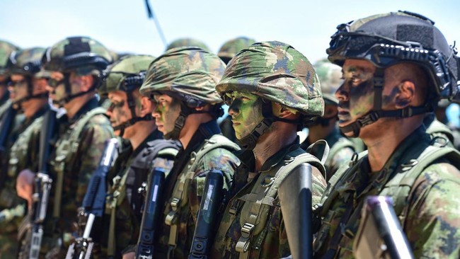 Angkatan Laut Kerajaan Thailand. (Foto : AFP/Madaree Tohlala)