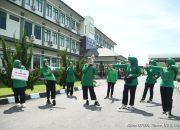 Persit KCK Koorcab Rem 133 PD XIII/Merdeka Kembali Aktif dan Ajak Ibu-Ibu Wujudkan Hidup Bugar Lewat Senam Sehat.(Foto : Dok. KOREM)