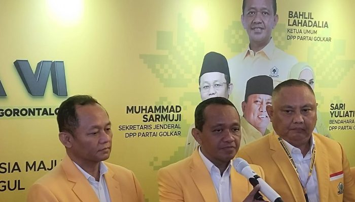 Hadiri Musda Golkar Gorontalo, Bahlil Kenang Persahabatan dengan Rusli Habibie