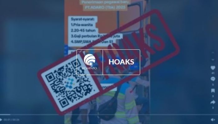 Cek Fakta: Benarkah PT Adaro Buka Lowongan Kerja Lewat TikTok?