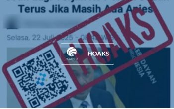 Klaim Giring Minta Anies Keluar dari Politik Ternyata Hoaks./Komdigi