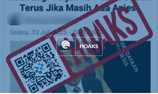 Klaim Giring Minta Anies Keluar dari Politik Ternyata Hoaks./Komdigi