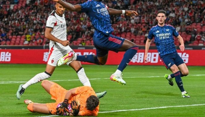 Arsenal Taklukan Milan di Laga Pramusim
