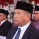 Wakil Ketua DPRD Provinsi Gorontalo, Ridwan Monoarfa, saat menghadiri upacara peringatan HUT RI ke-80 tahun 2025. (Foto : Dok Ist.)