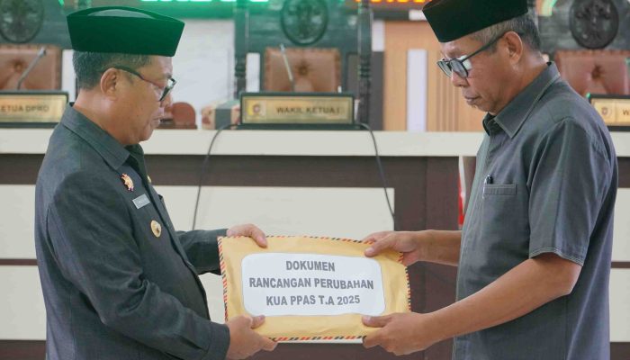 Rancangan Perubahan KUA-PPAS 2025 Resmi Diserahkan ke DPRD Gorontalo Utara