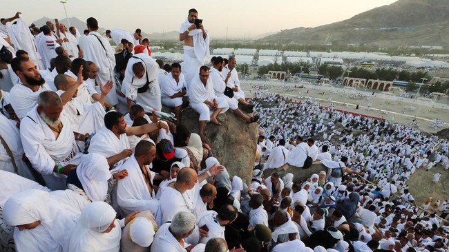 Ilustrasi. Jemaah haji.(Foto : REUTERS/MOHAMED ABD EL GHANY)