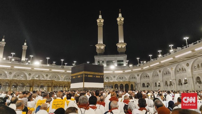 IKustrasi Haji. (Foto : CNN Indonesia/Safir Makki)