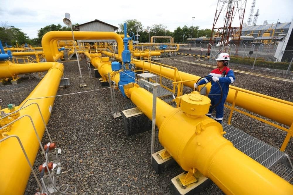 Ilustrasi infrastruktur pipa gas PGN.(Foto : Dok. PGN
