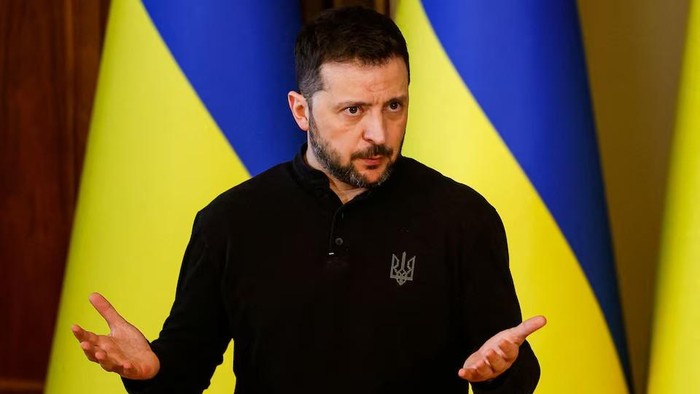 Presiden Ukraina Volodymyr Zelensky.(Foto: REUTERS/Valentyn Ogirenko)