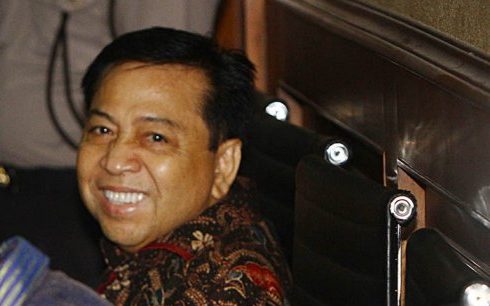 Setya Novanto saat menjalani sidang di Pengadilan Tipikor, Jakarta pada Rabu (20/12/2017).(Foto : TRIBUNNEWS/HERUDIN)