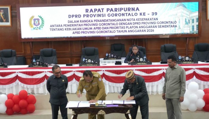DPRD dan Pemprov Gorontalo Sepakat KUA-PPAS 2026