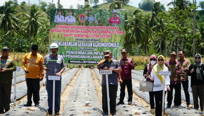 Thariq Modanggu Kenang Indra Yasin di Pencanangan Agro Mopomulo