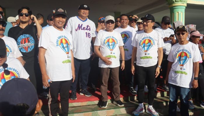 Ridwan Monoarfa Apresiasi Festival Balon Udara Gorontalo