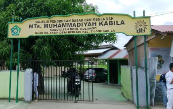 Madrasah Tsanawiyah Muhammadiyah (MTs) Kabila di Kabupaten Bone Bolango. (Foto : Dok. Ist.)