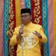 Bupati Gorontalo Utara, Thariq Modanggusaat hadir dalam peringatan Maulid Nabi  di Masjid Agung Baiturrahim, Desa Moluo, Kecamatan Kwandang, Kamis, (04/09/2025). (Foto : Dok. Kominfo)