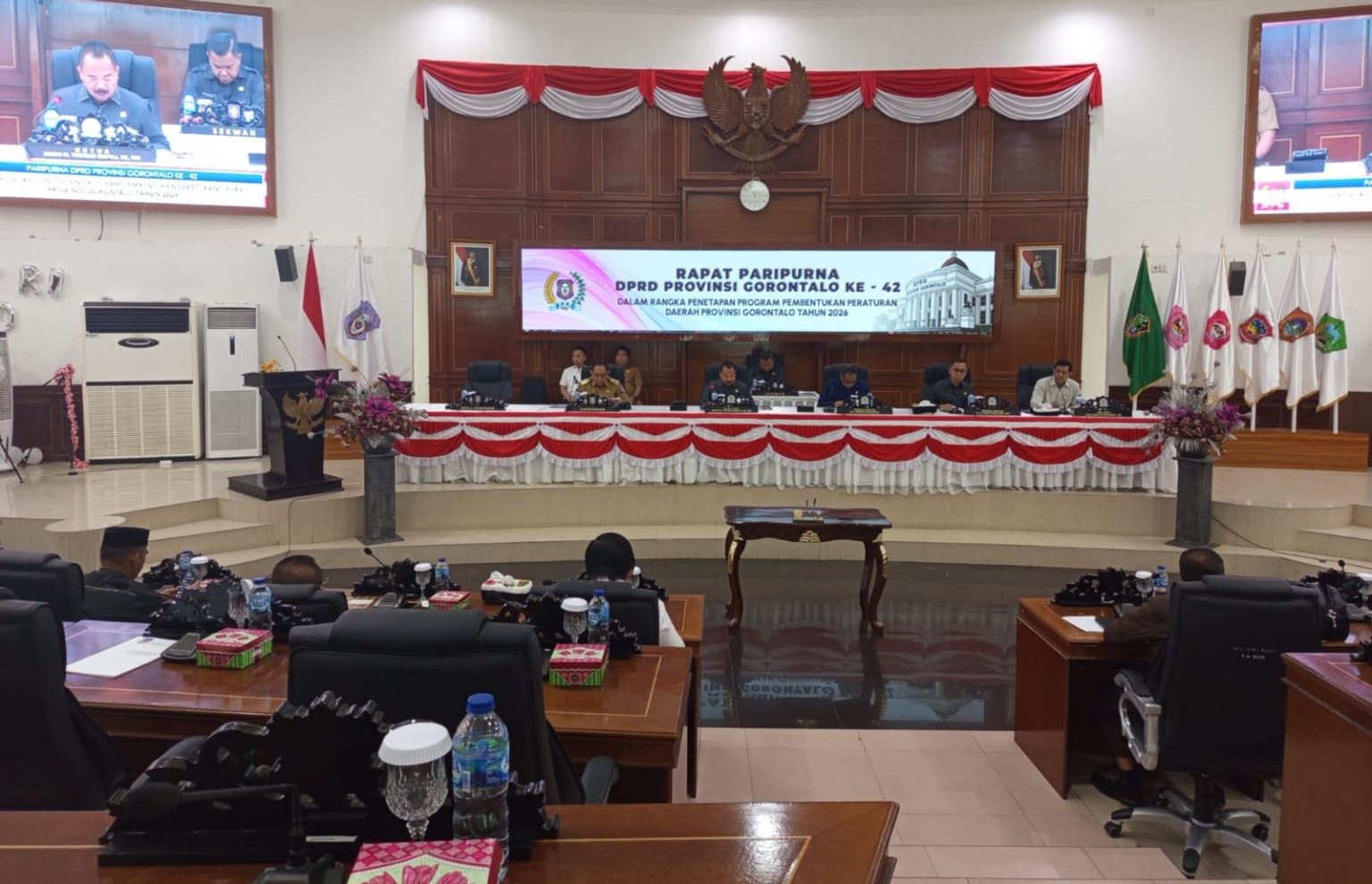 DPRD Provinsi Gorontalo Sahkan 15 Ranperda dalam Propemperda 2026.(Foto : Dok. HUMAS DPRD) 