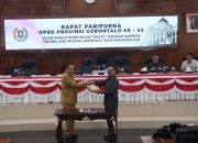 DPRD Provinsi Gorontalo Gelar Rapat Paripurna Bahas Ranperda APBD 2026