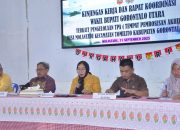 Nurjanah Hasan Yusuf Lakukan Kunjungan TPA di Desa Molantadu. Kunjungan Kerja ini juga sekaligus Rapat Koordinasi Pengelolaan TPA.(Foto : Dok. Kominfo Gorut)