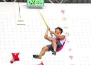 Atlet panjat tebing Kiromal Katibin.(Foto: Dok. Kemenpora/egan)