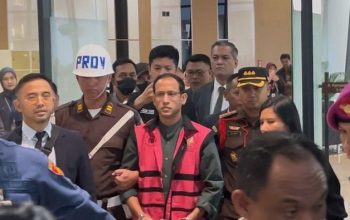 Nadiem Makarim Ditahan Kejagung. (Foto: detikcom/Devi Puspitasari)