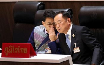 Parlemen Thailand resmi memilih Anutin Charnvirakul sebagai perdana menteri.(Foto : REUTERS/Chalinee Thirasupa)