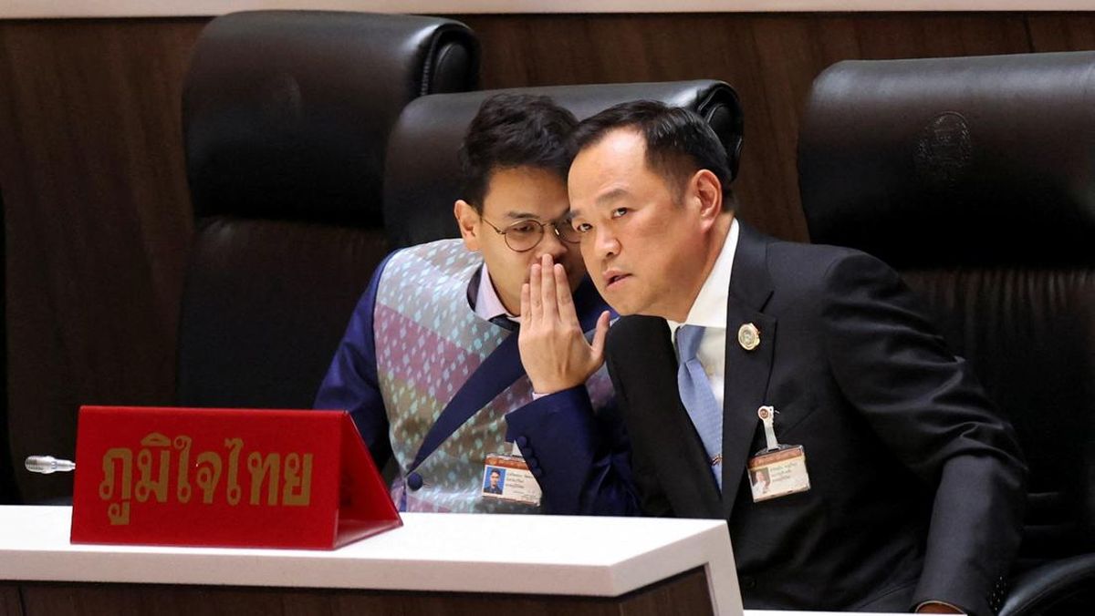 Parlemen Thailand resmi memilih Anutin Charnvirakul sebagai perdana menteri.(Foto : REUTERS/Chalinee Thirasupa)