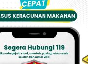 Hotline keracunan MBG dari Kemenkes. (Foto : IG : @kemenkes_ri)