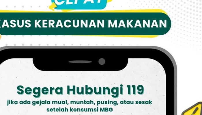 Kemenkes Buka Hotline 119 Terkait Dugaan Keracunan Program MBG