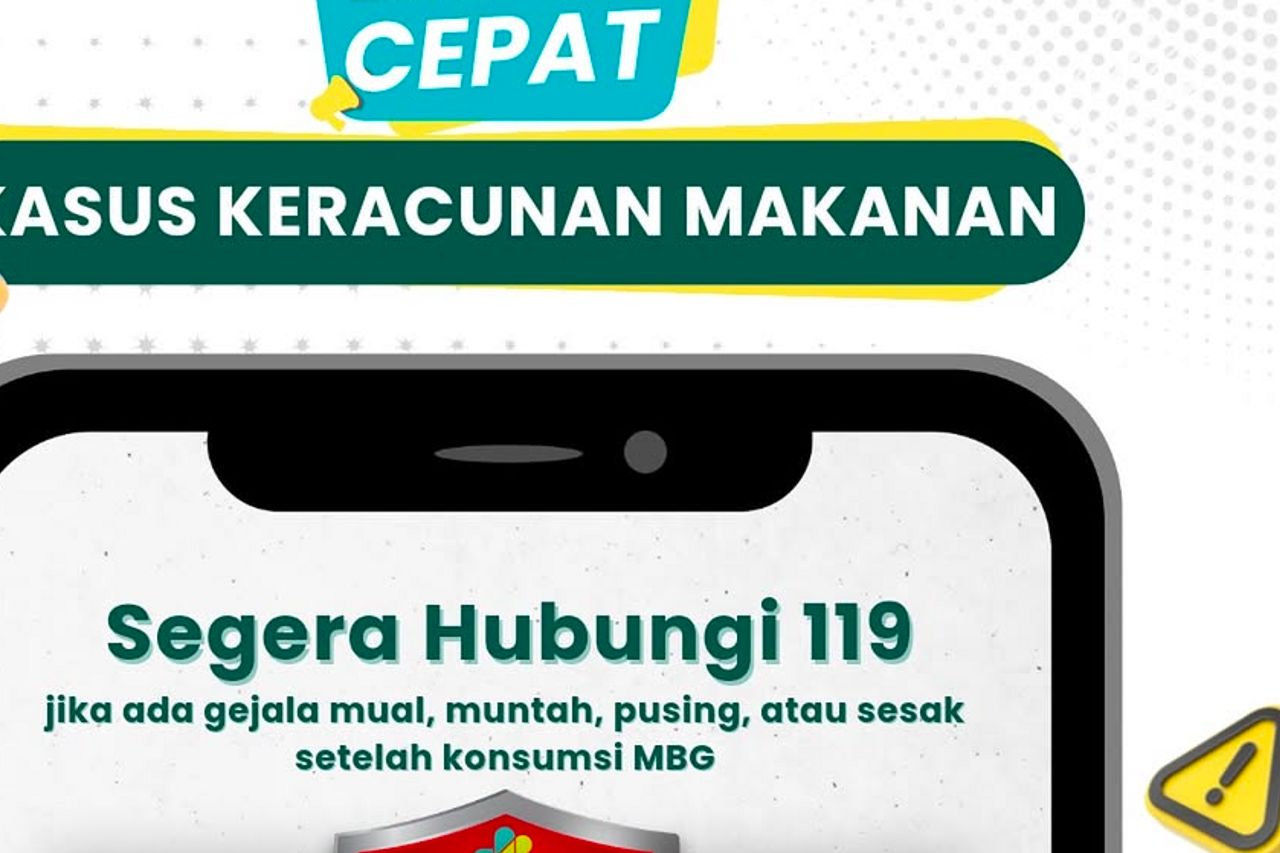Hotline keracunan MBG dari Kemenkes. (Foto : IG : @kemenkes_ri)