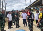 Tim Wasev Mabesad saat meninjau pelaksanaan program TMMD ke-126 di Desa Tonala, Kecamatan Telaga Biru, Kabupaten Gorontalo, Rabu (29/10/2025). (Foto : Dok. TNI)