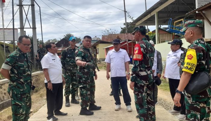 Tinjau Lokasi TMMD di Desa Tonala, Brigjen Judi: TMMD Jadi Bukti Kemandirian dan Gotong Royong