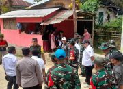 Tim Wasev Mabesad saat meninjau pelaksanaan program TMMD ke-126 di Desa Tonala, Kecamatan Telaga Biru, Kabupaten Gorontalo, Rabu (29/10/2025). (Foto : Dok. TNI)