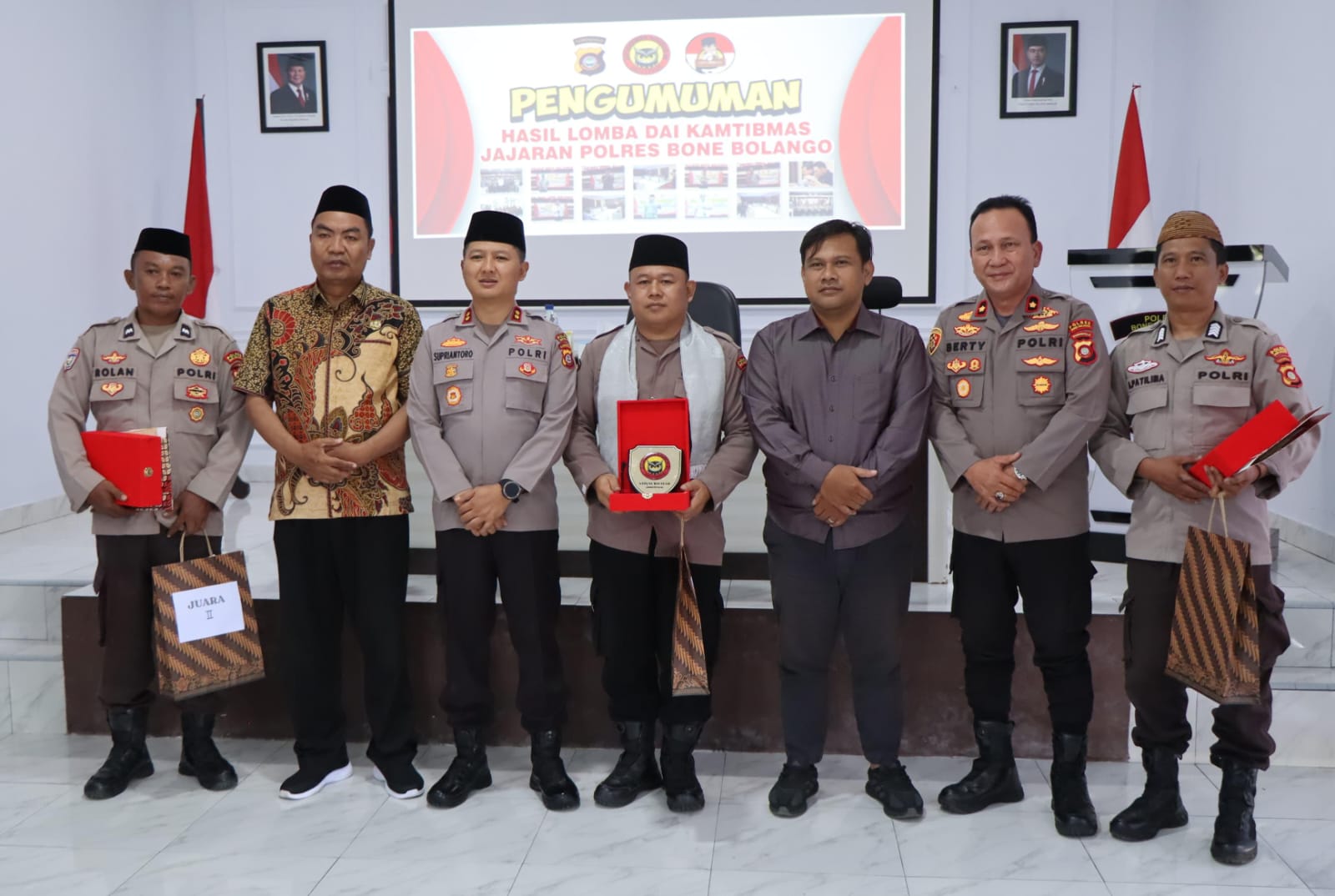 Lomba Dai Kamtibmas Bone Bolango Jadi Wadah Dakwah Damai Lawan Intoleransi