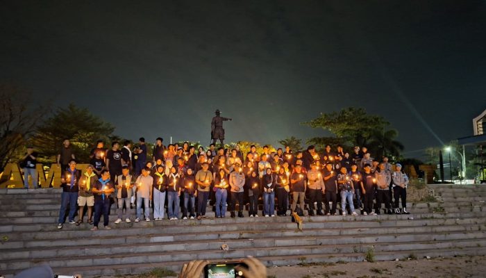 Lilin dan Doa Selimuti Duka Pecinta Alam Gorontalo di Malam Ketujuh Almarhum Muhamad Jeksen