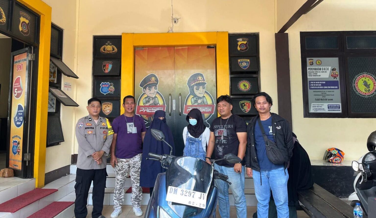 Dua Pelaku Curanmor di Gorontalo Diringkus Polisi.(Foto : Dok. Polri)