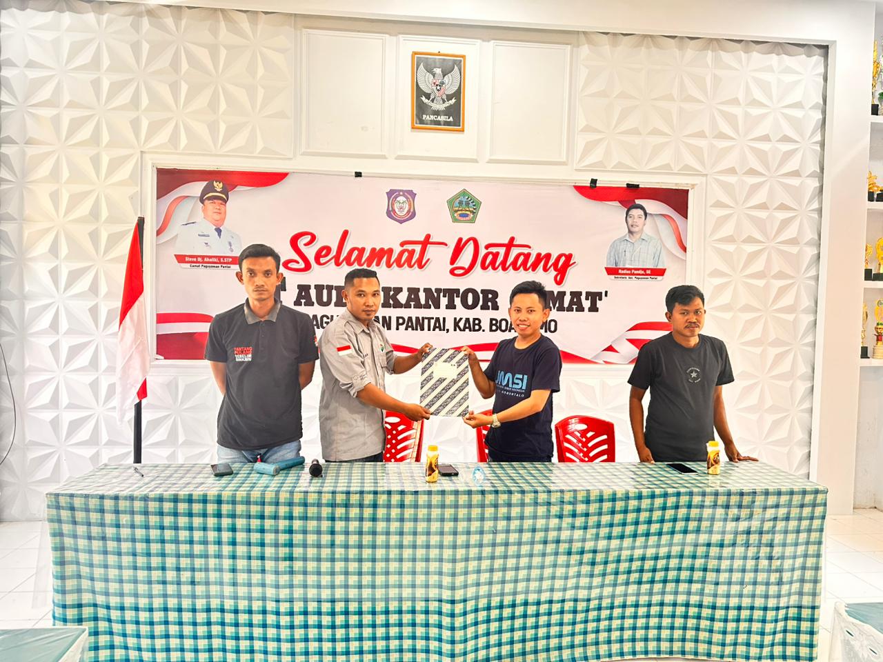 Mais Nurdin resmi menahkodai Karang Taruna Kecamatan Paguyaman Pantai periode 2025–2030. (Foto : Dok. Ist.)